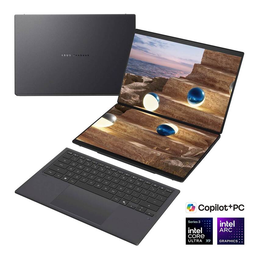 ASUS Zenbook Duo UX8407AA-SN094X Intel Core Ultra X9 388H/32GB/SSD2TB/2x 14