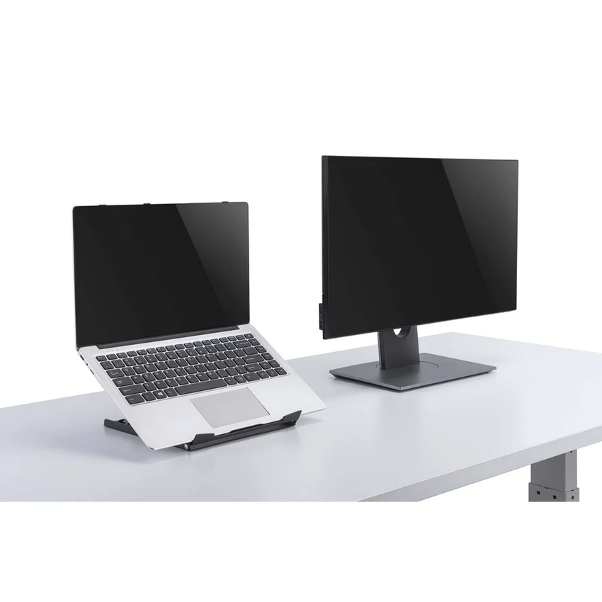 Stojalo za prenosnik z naklonom 15,6″ Manhattan 462129 kovinsko črno