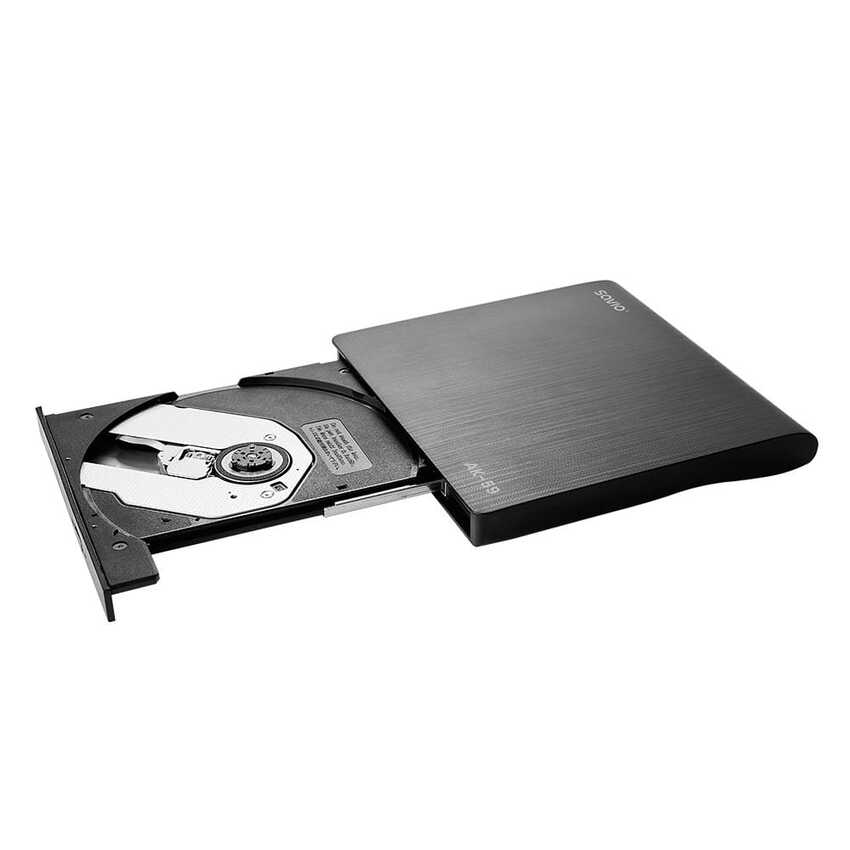 Zunanji USB DVD pogon SAVIO AK-59 CD/DVD R/RW USB A + USB C